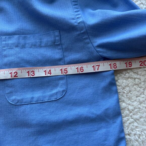 Cat & Jack Blue Long Sleeve Button Up XL - Picture 9 of 10